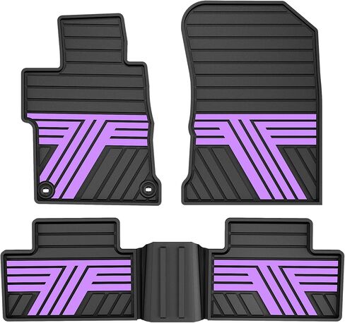 Floor Mats Fit for Honda CR-V 2026 2025 2024 2023 (Gasoline & Hybrid), All Weather Custom Fit Heavy Duty Anti-Slip Car Mats for CRV, 1st & 2nd Row Black in Saudi Arabia