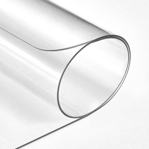 Clear Desk Mat, 35.4"x15.7" inch Large PVC Desk Protector Pad, Waterproof Non-Slip Round Edge Wipeable Writing Mat, Table Protector for Home Office in Kuwait