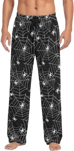ALAZA Men's Pajama Pants Soft Long Sleep Pants Lounge Pajama Bottoms with Pockets in Saudi Arabia