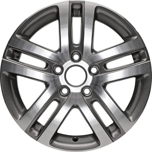 حافة عجلة من سبائك الألومنيوم باللون الرمادي مقاس 16 × 6.5 مقاس 16 بوصة تناسب Volkswagen VW Jetta 2005-2018 ALY69812U35N in Kuwait