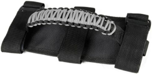 Riloer 2 Car Grab Handles, 1680D Oxford Cloth Anti-Roll Bar Ji Anti-Roll Bar Handle 3 Strap Design And Woven Handle, Red+Black in Kuwait