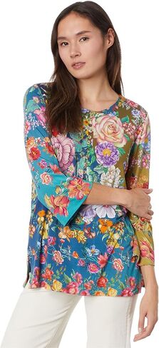 Johnny Was Women's The Janie Favorite Button Front Henley in Saudi Arabia