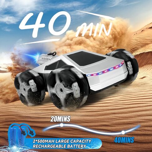 Remote Control Car,RC Cars for Boys 4-7 8-12, 4WD High Speed All Terrain Remote Control Monster Truck, 1:16, 2.4GHZ Monster Truck Toy with LED Lights & Spray,Kids Christmas Birthday Gift for Boys in Kuwait