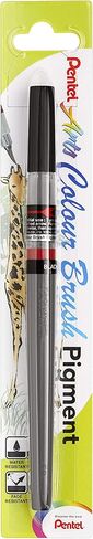 Pentel Colour Brush Pigment Pen - Black - XGFP-101X in Kuwait