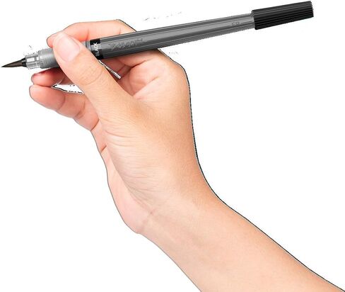 Pentel Colour Brush Pigment Pen - Black - XGFP-101X in Kuwait