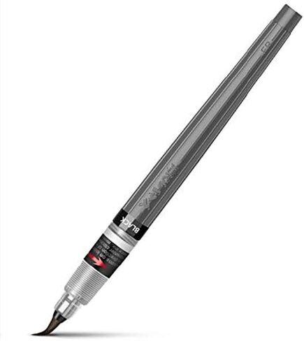 Pentel Colour Brush Pigment Pen - Black - XGFP-101X in Kuwait