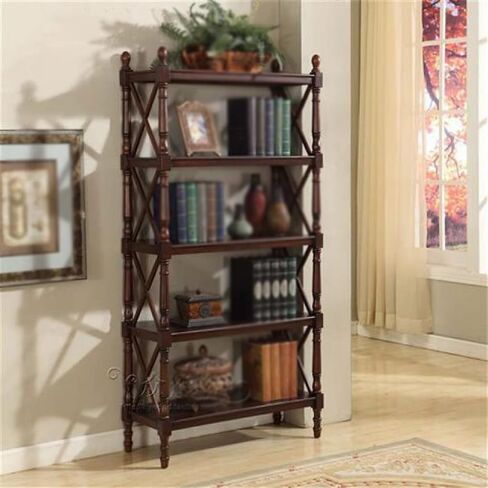 Bookshelf Bedroom Retro Storage Rack Full in Kuwait