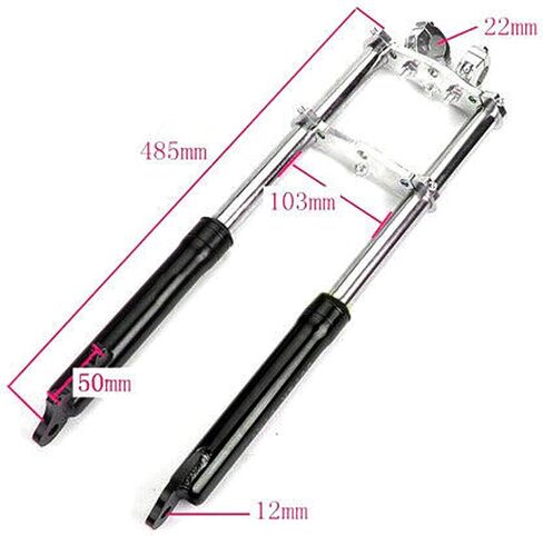 Front Fork Shocker,Front Forks Shock Absorber with Reliable Parts Smooth Edges,Forks Shock Absorber for 49CC 2-stroke Mini Off-road Motorcycle in Kuwait