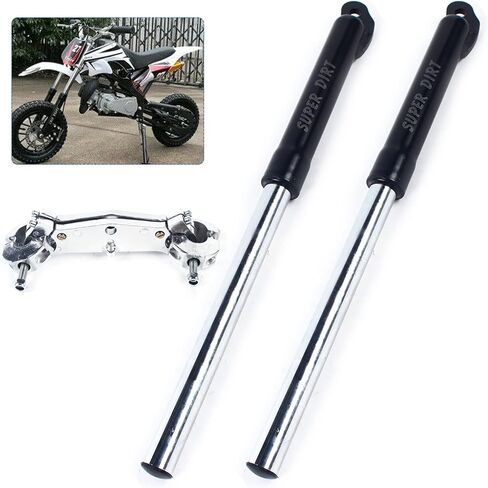 Front Fork Shocker,Front Forks Shock Absorber with Reliable Parts Smooth Edges,Forks Shock Absorber for 49CC 2-stroke Mini Off-road Motorcycle in Kuwait