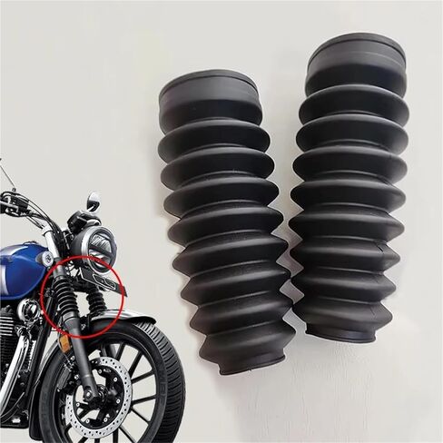 يصلح لهوندا CB350 H'NESS CB 350 الجبهة شوكة التمهيد أنبوب المنزلق امتصاص الصدمات غطاء غبار الجراميق حامي in Kuwait