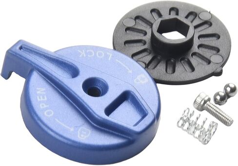 Bike Fork Remote Lock Out Switch Cap Zinc Alloy Front Suspension Fork Shoulder Cover Compatible with Standard Mountain and Road Bicycle Forks in Kuwait