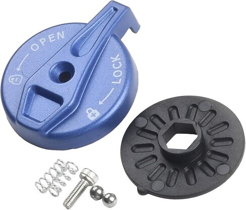 Bike Fork Remote Lock Out Switch Cap Zinc Alloy Front Suspension Fork Shoulder Cover Compatible with Standard Mountain and Road Bicycle Forks in Kuwait