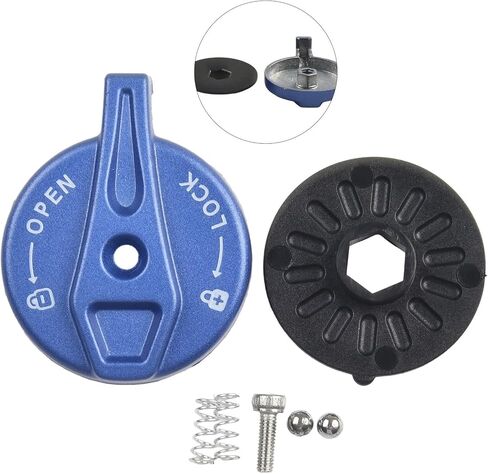 Bike Fork Remote Lock Out Switch Cap Zinc Alloy Front Suspension Fork Shoulder Cover Compatible with Standard Mountain and Road Bicycle Forks in Kuwait