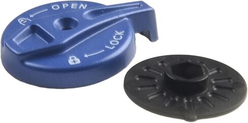 Bike Fork Remote Lock Out Switch Cap Zinc Alloy Front Suspension Fork Shoulder Cover Compatible with Standard Mountain and Road Bicycle Forks in Kuwait