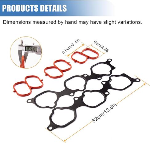 Sorello MS96790 Engine Intake Manifold Gasket Set Compatible with Toyota Highlander Avalon Camry Sienna Venza, for Lexus ES350 RX350 RX450h 3.5L V6 Replace MS19675 in Kuwait