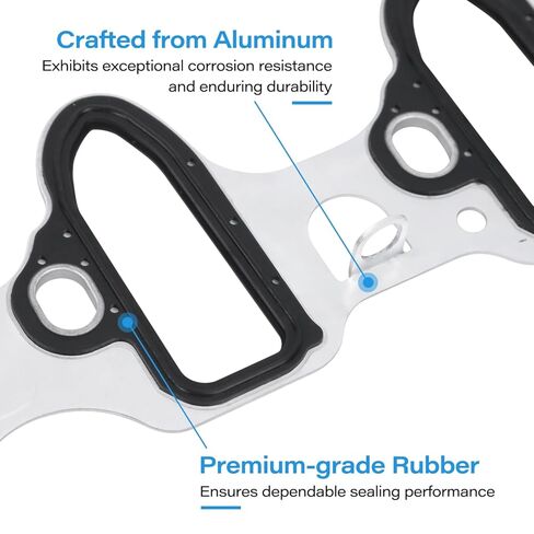 2PCS MS98016T Intake Manifold Gasket, Compatible with Chevy Siliverado Express Avalanche Suburban Trailblazer Tahoe Colorado GMC Sierra Savana Envoy Envoy Hummer H2 H3 Isuzu Ascender in Kuwait