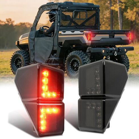DREAMIZER Polaris Ranger Tail Light Ranger 1000 XP Tail Lights LED Brake Light Assembly Compatible With Polaris Ranger 1000 XP/Crew 2018-2025, Replacement for #2413766 (Red Lens) in Kuwait