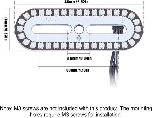 GLOBACT RC LED Light Bar Roof Lamp Headlight Tail Light Bumper Light Police Lights Kit for Traxxas Axial Losi HPI Redcat RC Truck Crawler Universal Parts (36 LEDs) in Kuwait