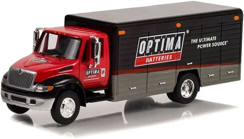 Greenlight 33240-C H.D. Trucks Series 24 - International Durastar 4400 Delivery Truck - Optima Batteries 1:64 Scale Diecast in Kuwait