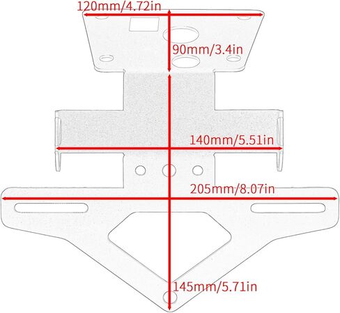 Fender Eliminator Tail Tidy for XSR900 XSR 900 2022 2023 2024 2025 2026 Rear License Plate Frame Bracket Holder in Kuwait