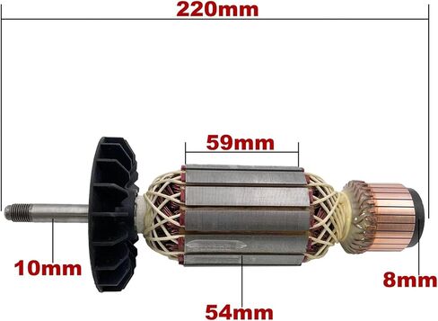 استبدال مرساة المحرك الدوار AC220V-240V لطاحونة الزوايا GWS24-180 GWS24-230 in Kuwait