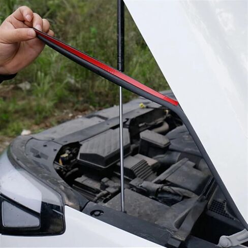4M Car Hood Sealing Strip Noise Insulation Z Type Rubber Engine Cover Trim Edge Weatherstrip Sealant Band Auto Protector Seal in Kuwait