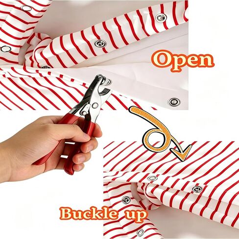 Snap Button Pliers Kit with 100Pcs Silver Buttons, Tape Measure & Markers, No-Sew Fastener Tool for Sewing, Leather, DIY Projects in Kuwait