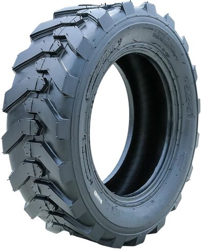 Set of 2 (TWO) Forerunner SKS-5 Industrial Skid Steer All-Season Tires-27X10.50-15 27X10.50X15 Load Range 6-Ply BSW Black Side Wall in Kuwait
