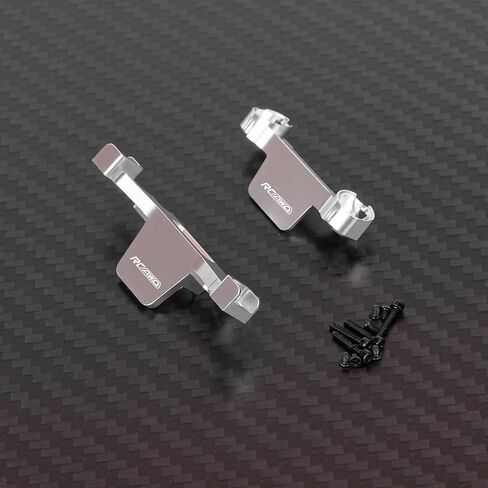 RCAWD 7075 for SCX30 Pickup Truck Light Cup Mount Base Upgrades, Aluminum 90% More Durable Front and Rear for Axial 1/30 AXI-2 in Kuwait