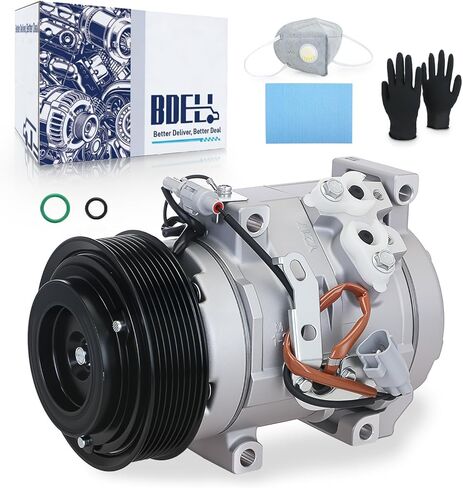 ضاغط مكيف هواء BDELI متوافق مع 2012-2015 Honda Civic L4 2.4L، 2007-2014 Honda CR-V L4 2.4L، لـ 2007 2008 2009 2010 2011 2012 Acura RDX L4 2.3L، CO4920AC 38810RWCA01 in Kuwait