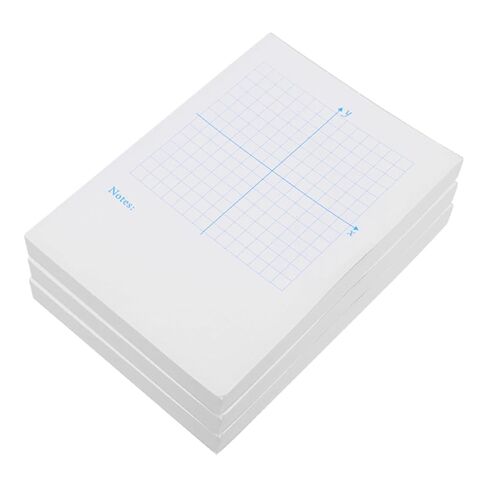 Didiseaon 3pcs Xy Coordinate Graph Paper Notebooks, Blue Vertical Grid Sheets for Math Drawing, Engineering Graphing Pads, School Subject Notebooks for Science Students in Kuwait