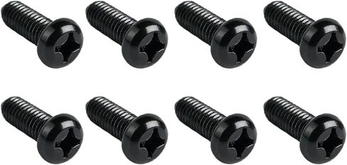 8PCS M6-1.0 x 16mm Car License Plate Screws,Stainless Steel Cars License Plate Bolts Screws as Replacement Parts,Pan Head Cars Licence Plates Screw Set Car Accessories (M6-1.0 * 16mm) in Kuwait