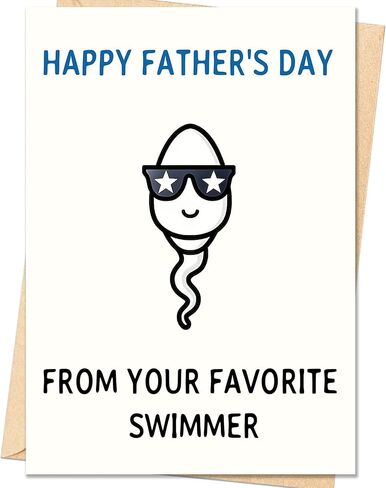 IDU Fathers Day Card Gifts, Dog Dad Fathers Day Card Gift, Dog Dad Gifts for Men Husband, Happy Father's Day Cards Decorations from Dog with Envelope in Kuwait