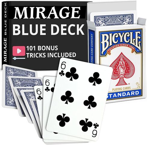 خدعة Ted's Sterling Magic Rider Back Mirage Deck (Super Svengali) (ظهر أزرق، أي بطاقة قوة) in Kuwait