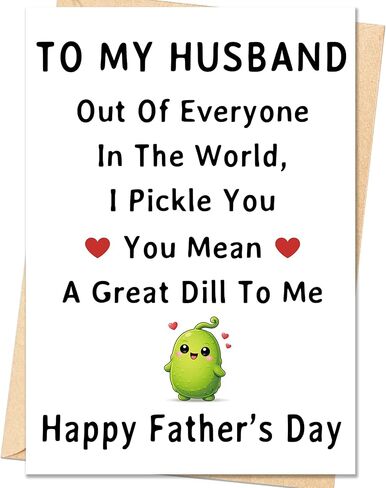 IDU Fathers Day Card Gifts, Dog Dad Fathers Day Card Gift, Dog Dad Gifts for Men Husband, Happy Father's Day Cards Decorations from Dog with Envelope in Kuwait