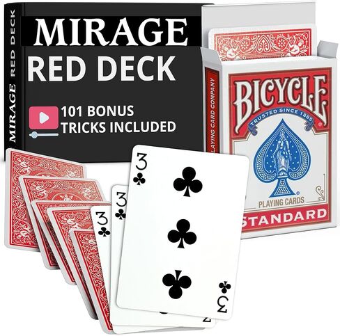 خدعة Ted's Sterling Magic Rider Back Mirage Deck (Super Svengali) (ظهر أزرق، أي بطاقة قوة) in Kuwait