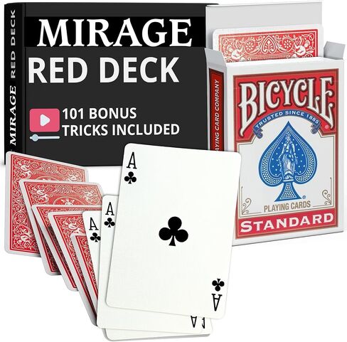خدعة Ted's Sterling Magic Rider Back Mirage Deck (Super Svengali) (ظهر أزرق، أي بطاقة قوة) in Kuwait