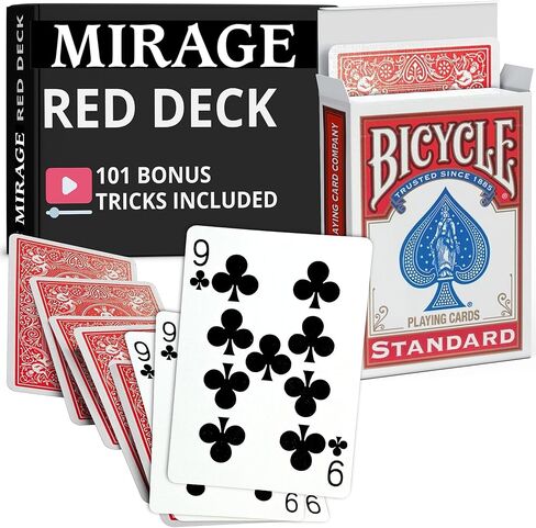 خدعة Ted's Sterling Magic Rider Back Mirage Deck (Super Svengali) (ظهر أزرق، أي بطاقة قوة) in Kuwait
