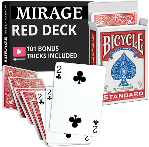 خدعة Ted's Sterling Magic Rider Back Mirage Deck (Super Svengali) (ظهر أزرق، أي بطاقة قوة) in Kuwait