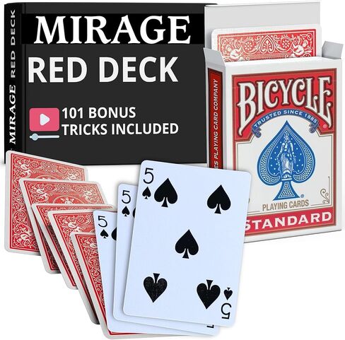 خدعة Ted's Sterling Magic Rider Back Mirage Deck (Super Svengali) (ظهر أزرق، أي بطاقة قوة) in Kuwait