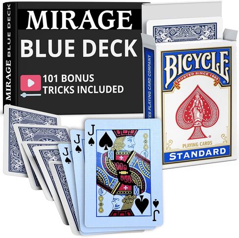 خدعة Ted's Sterling Magic Rider Back Mirage Deck (Super Svengali) (ظهر أزرق، أي بطاقة قوة) in Kuwait