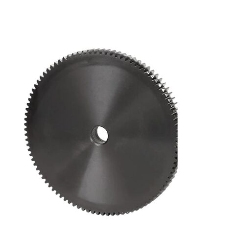 Blackening Motor Gear 1M-105T/110T/115T/120T/125T/130T/140T/150T Teeth Pitch 3.14 mm Total Height 10 mm Carbon Steel Flat Gear(1M130T (Bore 12 mm)) in Kuwait