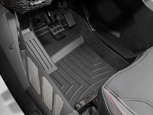 WeatherTech FloorLiner HP Custom Fit Floor Mats for Polaris rzrpror4, rzrpros, rzrpror - 1st Row (4417941IM), Black in Kuwait