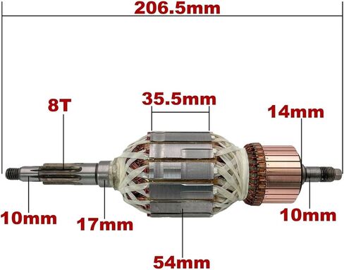 استبدال مرساة المحرك الدوار AC220V-240V لمطرقة الهدم GSH11VC in Kuwait