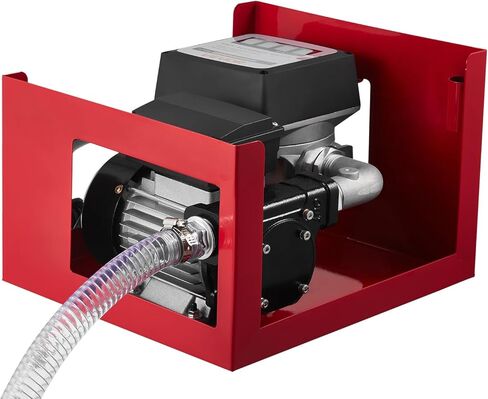 VEVOR Fuel Transfer Pump 110V, 16 GPM 60 L/min, AC Electric Oil Transfer Pump for Diesel Kerosene Biodiesel, with Meter, Auto Fuel Nozzle & 2 Hoses, 45 ft/13.7 m Lift, for Vehicles, Construction Sites in Kuwait