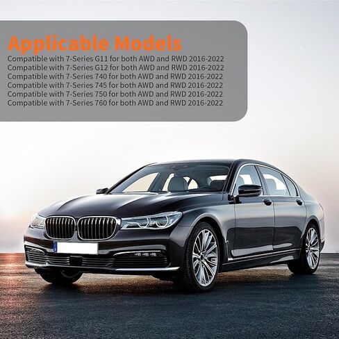 37107915954 ممتص صدمات التعليق الخلفي الأيمن الهوائي متوافق مع 7-Series G11 G12 740i 745i 750i 760i 2016-2022 w/EDC لكل من AWD وRWD 37106874594 مجموعة أدوات التعليق تبختر in Kuwait