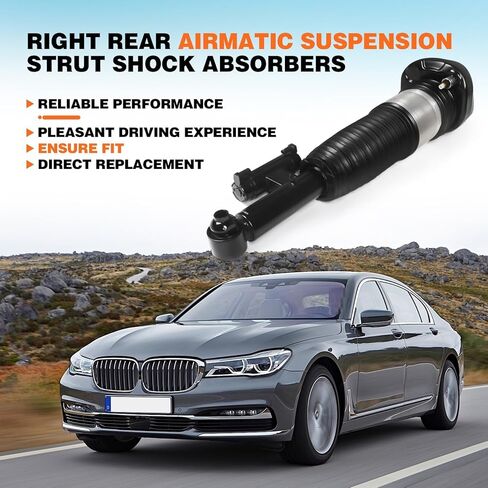 37107915954 ممتص صدمات التعليق الخلفي الأيمن الهوائي متوافق مع 7-Series G11 G12 740i 745i 750i 760i 2016-2022 w/EDC لكل من AWD وRWD 37106874594 مجموعة أدوات التعليق تبختر in Kuwait