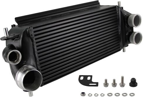 مجموعة مبرد داخلي مطورة الأداء متوافقة مع Ford F150 F-150 2.7L/3.5L EcoBoost 2015+ الألومنيوم الفضي in Kuwait