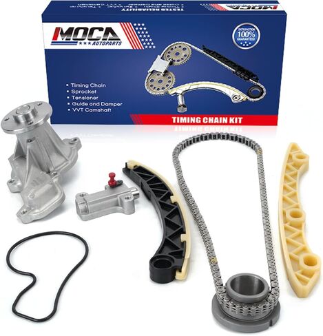 MOCA Timing Chain Kit Water Pump Compatible with 2006-2011 for Honda Civic DX, EX, LX, 2006-2011 for Honda Civic GX 1.8L 1799CC L4 SOHC, Eng.Code "R18A4" in Kuwait