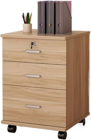 Black Filing CabinetLow Locking File Storage Cabinet with Drawer for Office OrganizationSimple Yet Stylish Design for Easy Access and Secure Document Storage in Kuwait